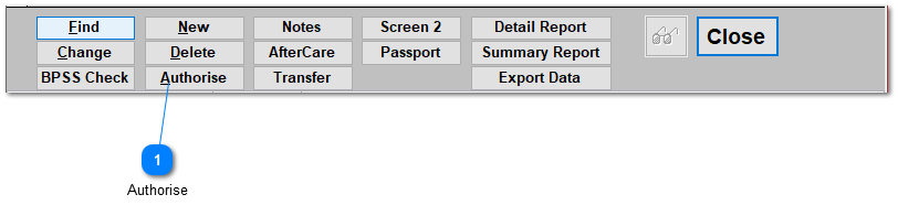 Application Forms: Authorisation of an Individual
