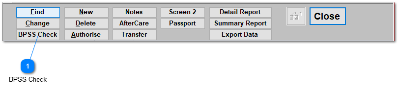 Application Forms: BPSS Check Details