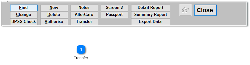 Application Forms: Transfer of an Individual to Current Personnel